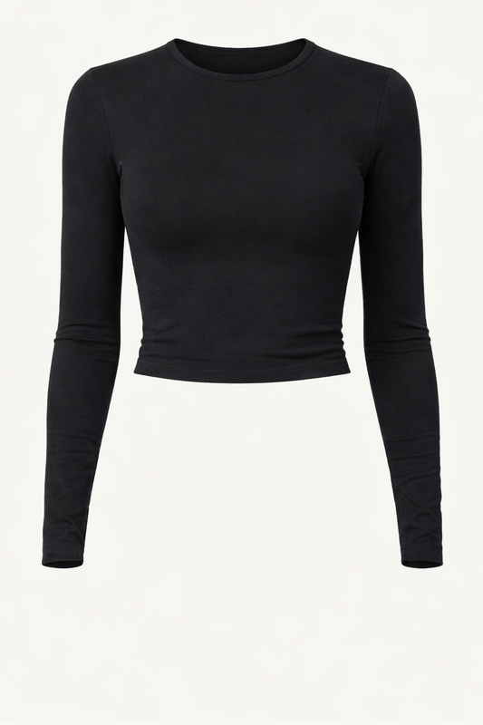 Long Sleeve Shirt -Black