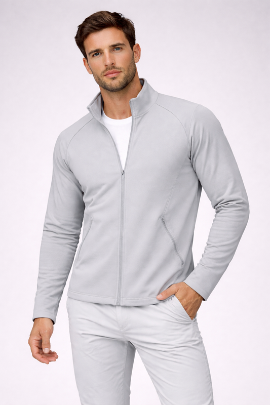 Performance Jacket- Light Grey