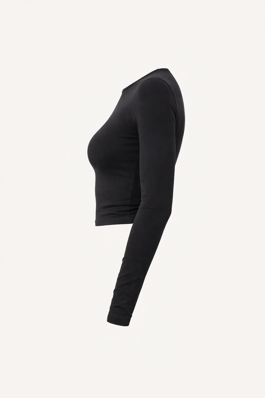 Long Sleeve Shirt -Black
